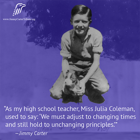 Quote about Miss Julia Coleman